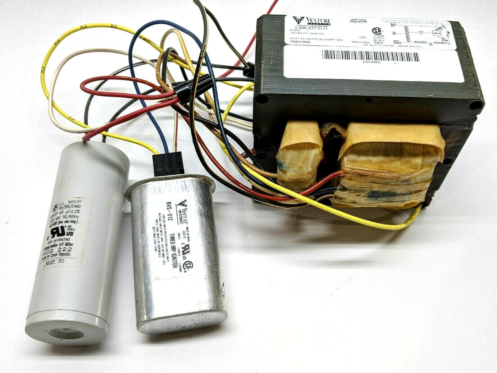 Venture Lighting V90AS1950 Ballast Kit for 400W HPS S51-Core and Coil Kit - Maverick Industrial Sales