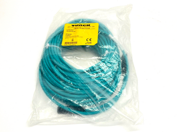 Turck RJ45 RJ45 440-20M Ethernet Cordset RJ45 20m Length U-18014 - Maverick Industrial Sales