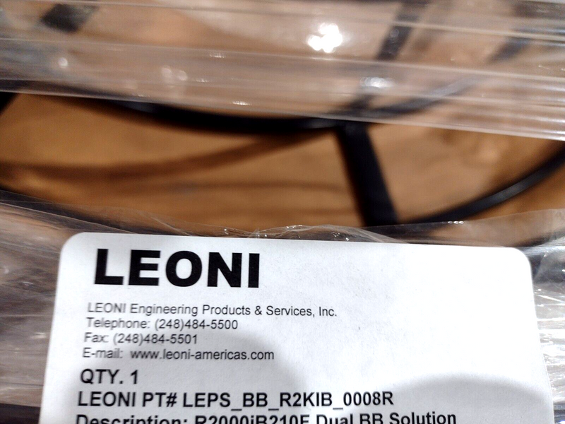 Leoni LEPS_BB_R2KIB_0008R Robot Material Handler Protective Shell Wireway - Maverick Industrial Sales