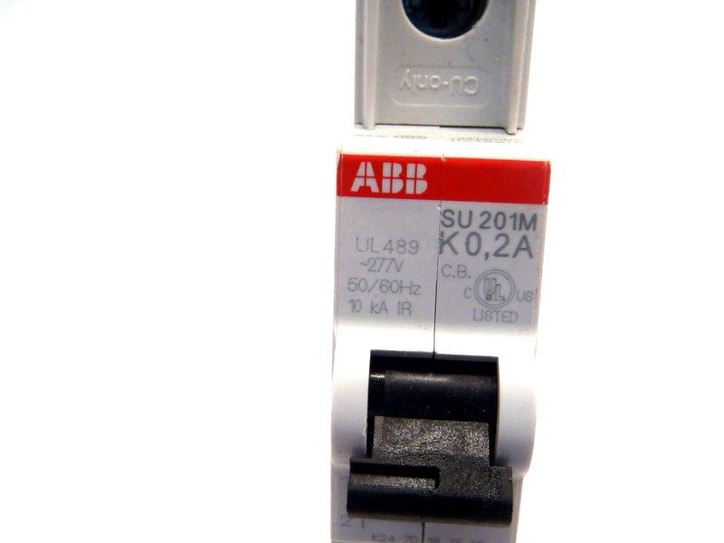 ABB SU201M-K 0,2 2A ~277V 50/60Hz 1 Pole Circuit Breaker 10 kA IR - Maverick Industrial Sales