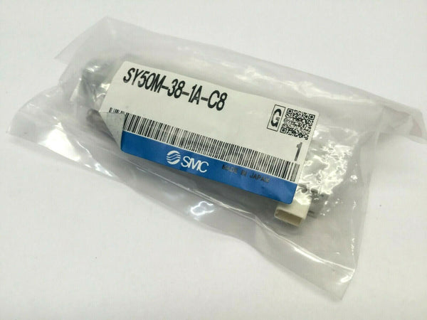 SMC SY50M-38-1A-C8 Supply Spacer Assembly 8mm One Touch - Maverick Industrial Sales