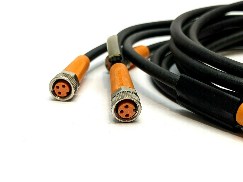 ifm EVC217 Connection Cable VDOGF030MSS0001H03STGH030MSS LOT OF 4 - Maverick Industrial Sales