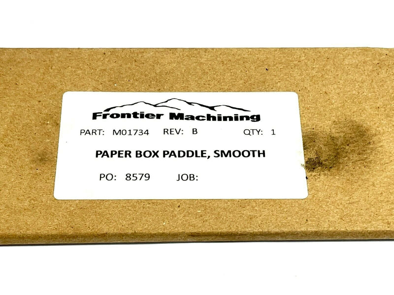 Frontier Machining M01734 REV B Smooth Paper Box Paddle - Maverick Industrial Sales