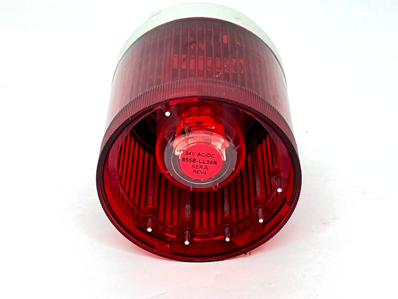 Allen Bradley 855T-G24GL4 Ser C Control Tower Stack Light Red LED - Maverick Industrial Sales