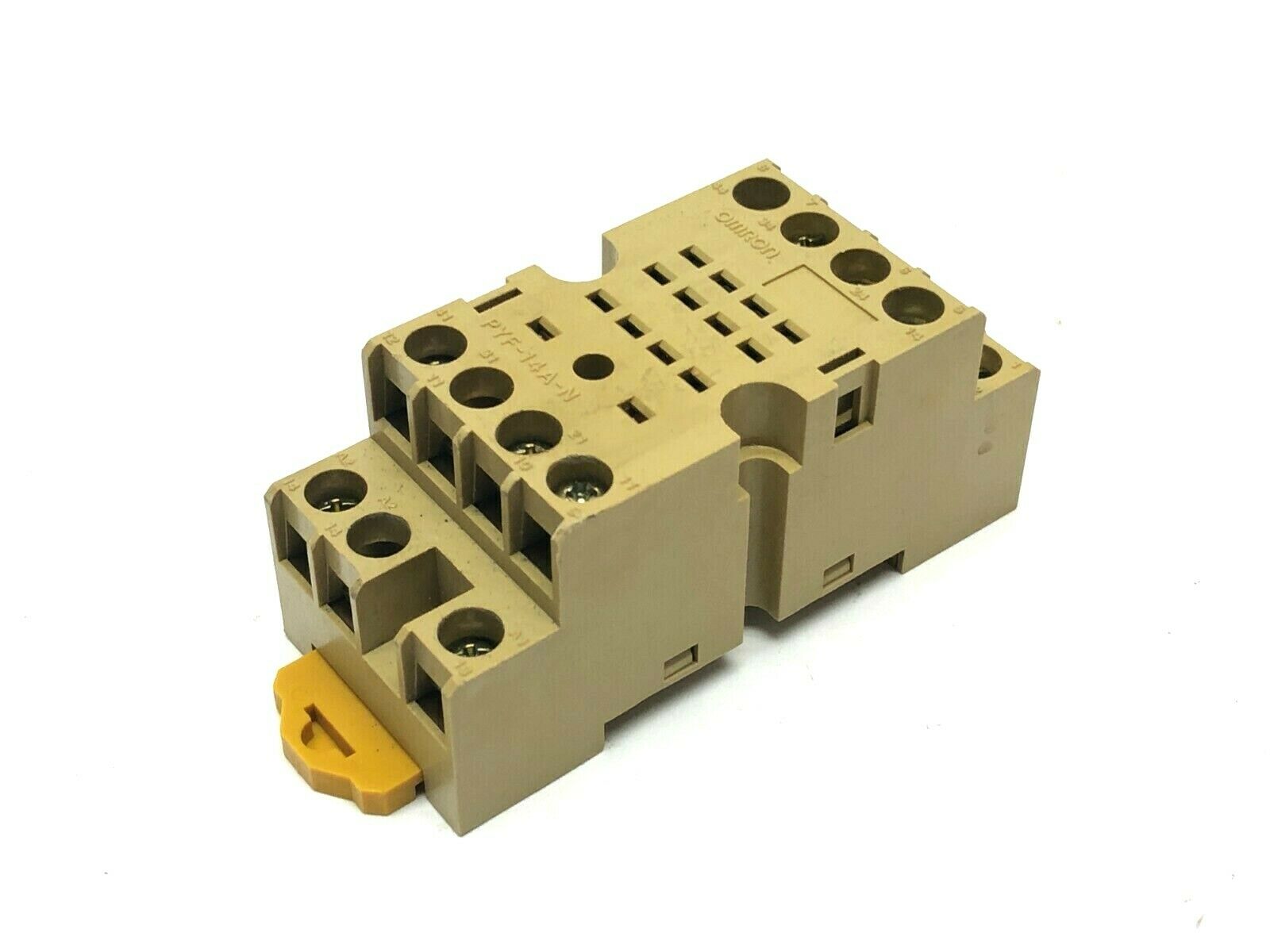 Omron PYF-14A-N Relay Socket w/ Schrack PT570L24 Relay - Maverick Industrial Sales