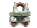 Crosby Clips G-450 Red U Bolt 5/8" OD Wire Rope Cable Clamp Galvanized Steel - Maverick Industrial Sales