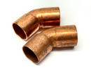 3/4" 45 Degree Elbow CxC Copper LOT OF 2 - Maverick Industrial Sales