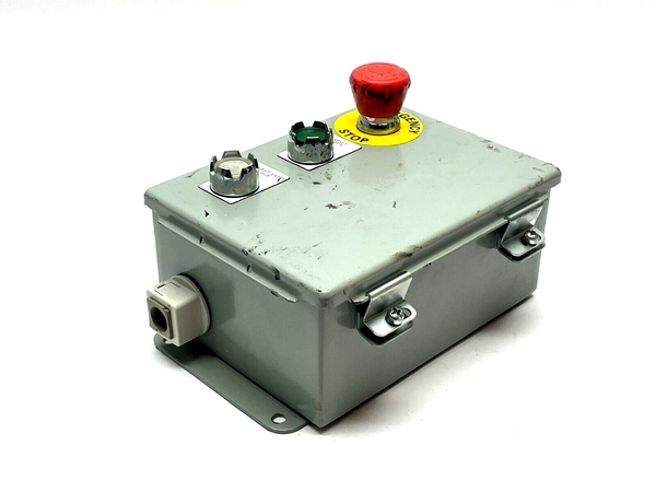 Hoffman A806CH Continuous Hinge Enclosure w/ Allen Bradley Pushbuttons - Maverick Industrial Sales