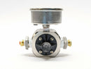 SMC SRH4010-N04 SS Regulator w/ Ashcroft 30 psi Liquid Filled Gauge - Maverick Industrial Sales