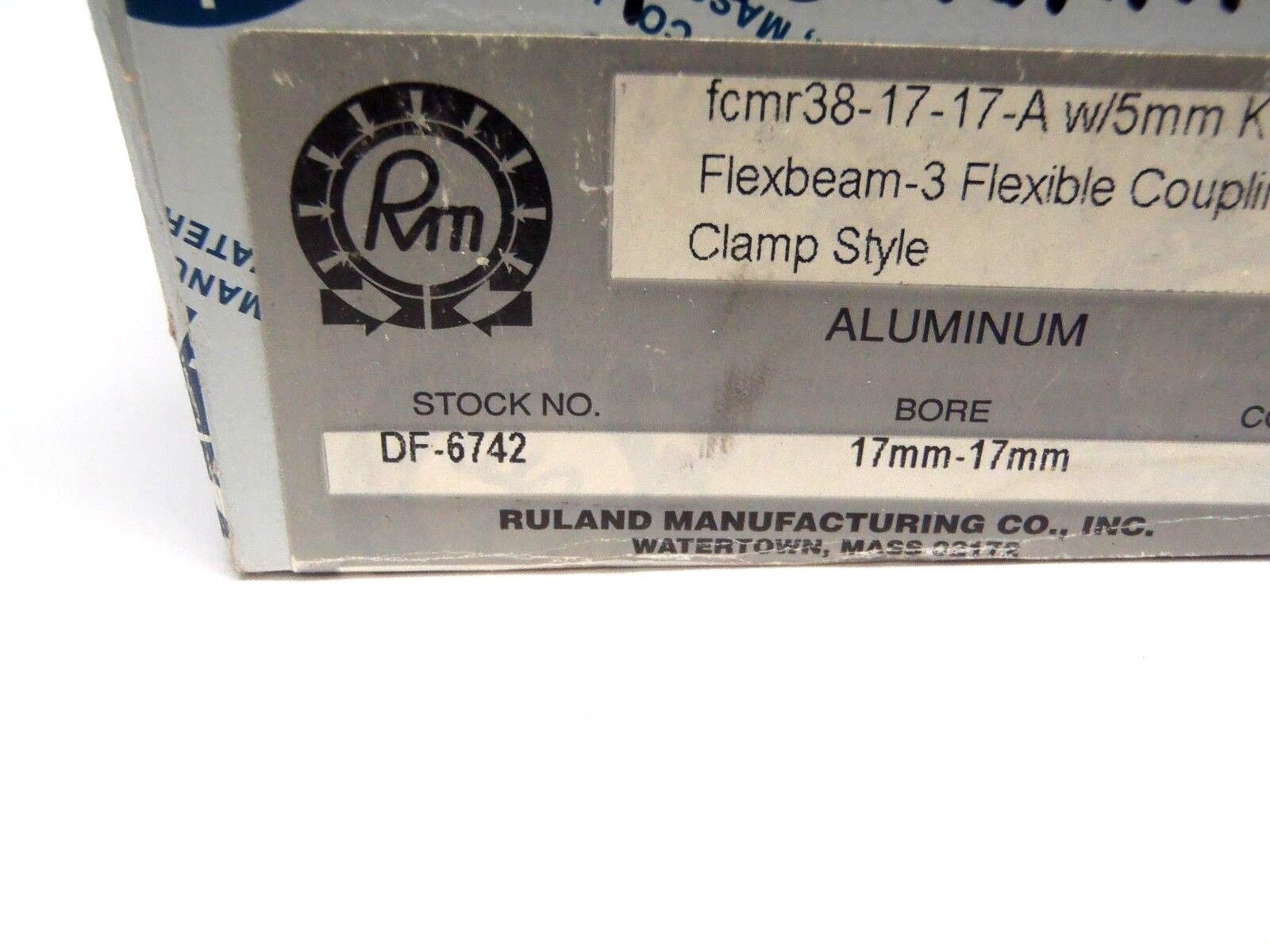 Ruland FCMR38-17-17-A 17x17mm Six Beam Aluminum Coupling 38.1mm OD 57.2mm L - Maverick Industrial Sales