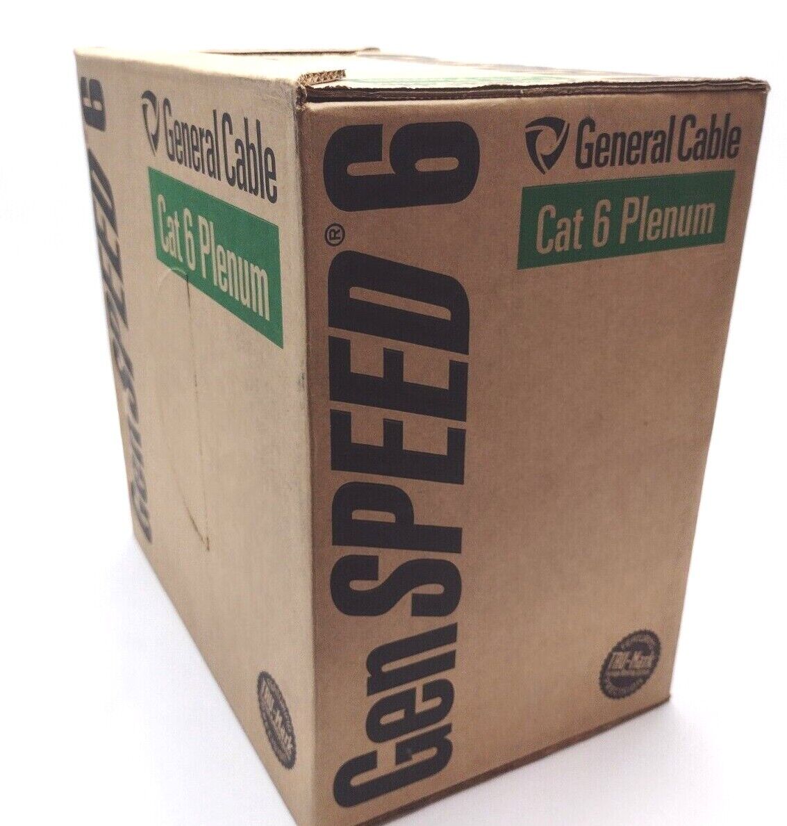 General Cable 6P4P24-BL-P-GCC-TP-CE GenSpeed 6 Plenum CAT 6 Cable 464ft Length - New – Open box - Maverick Industrial Sales