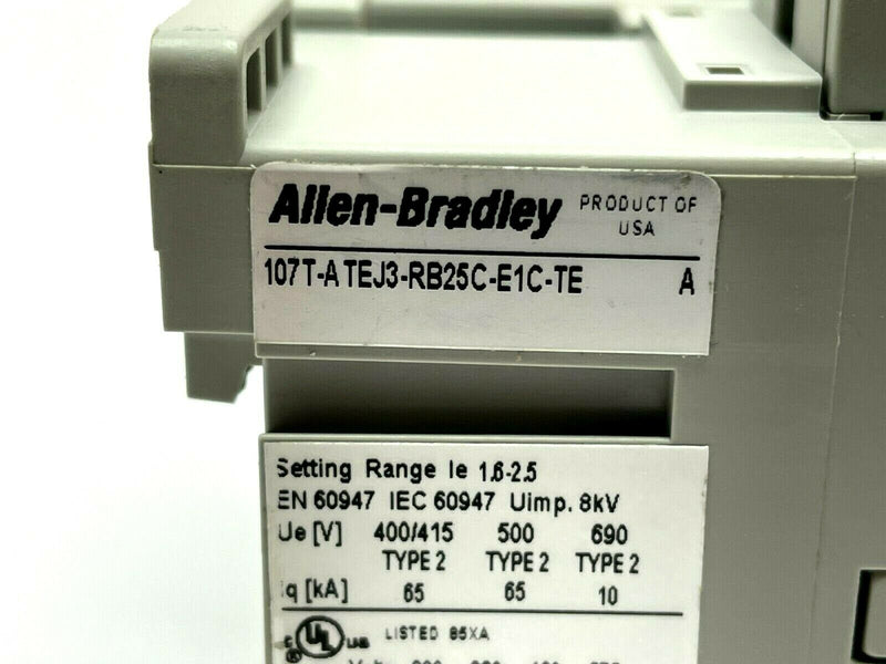 Allen Bradley 107T-ATEJ3-RB25C-E1C-TE Ser. A Reversing Contactor - Maverick Industrial Sales