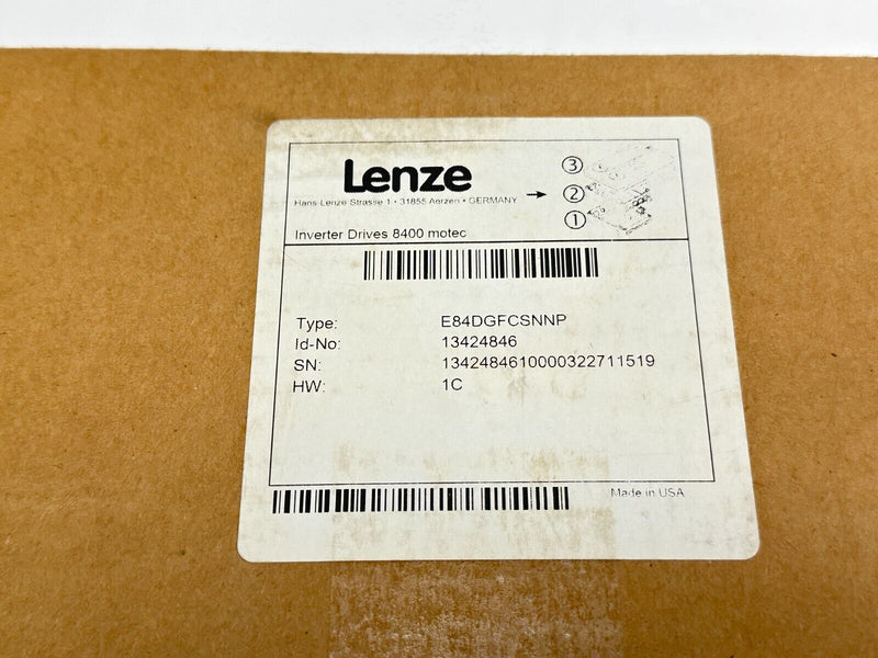 Lenze E84DGFCSNNP Inverter Drive 8400 MOTEC - Maverick Industrial Sales