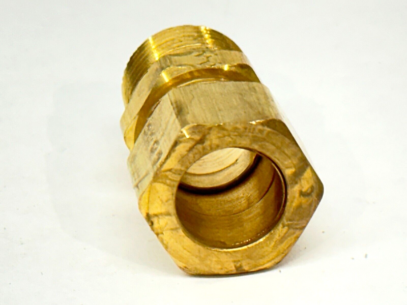 5/8" OD Compression Tube x 1/2" MNPT Connector Brass - Maverick Industrial Sales