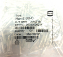 Harting 09330006214 Han E BU-C Crimp Connector AWG 18 LOT OF 100 - Maverick Industrial Sales