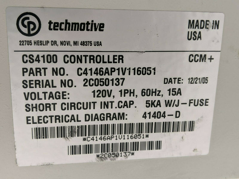 CP Techmotive C4146AP1V116051 System Controller CS4100 - Maverick Industrial Sales