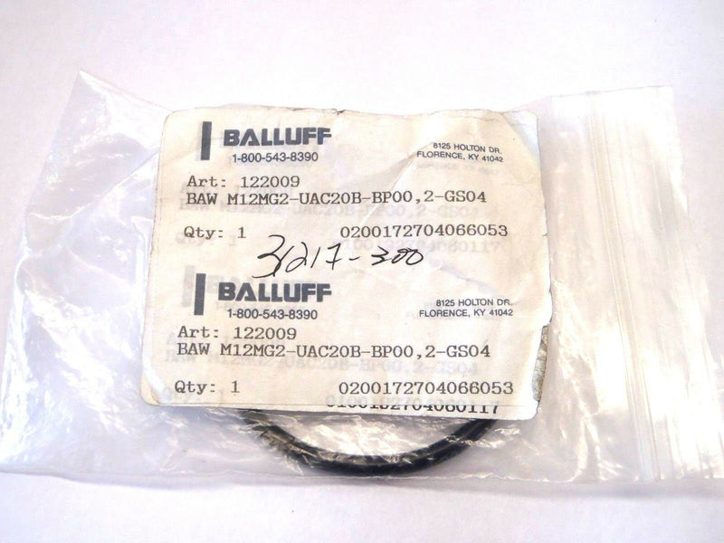 Balluff BAW M12MG2-UAC20B-BP00,2-GS04 Proximity Sensor 122009 - Maverick Industrial Sales