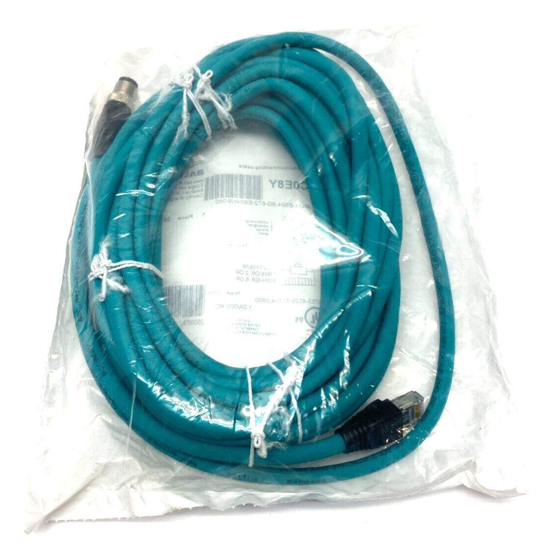 Balluff BCC M414-E894-8G-672-ES64N9-080 Connecting Cable Double-Ended BCC0E8Y - Maverick Industrial Sales