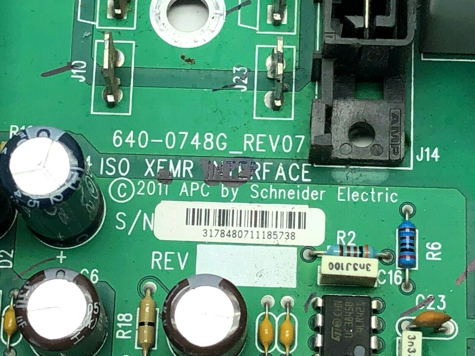 APC 64D-0748G-REV07 ISO XFMR Interface PCB - Maverick Industrial Sales