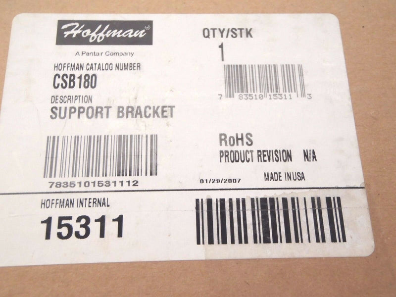 Hoffman CSB180 Support Bracket - Maverick Industrial Sales