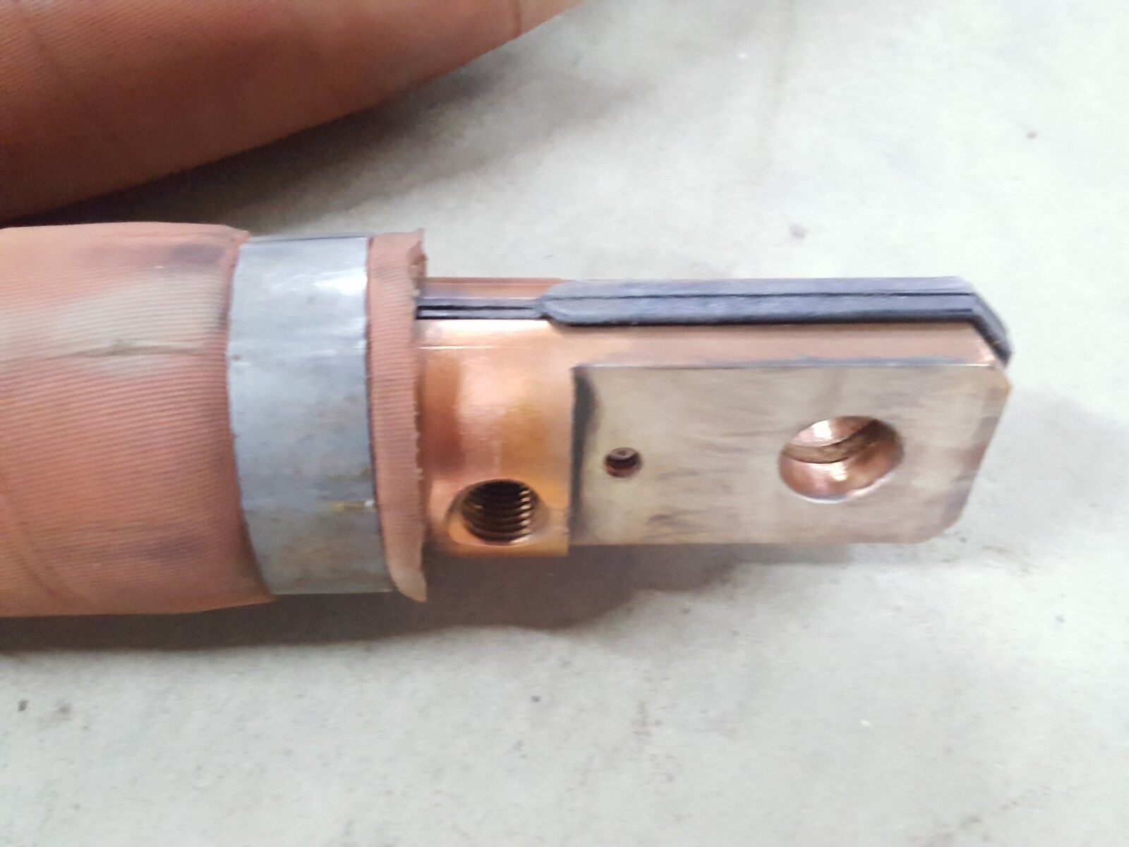 Robot Welding Jumper Cable Water Cooled B-6 Ends 1000 MCM 10' Foot - Maverick Industrial Sales