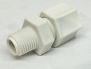 JACO 10-6-4-P-PG Polypropylene Male Connector 3/8 OD Tube x 1/4 MPT LOT OF 8 - Maverick Industrial Sales