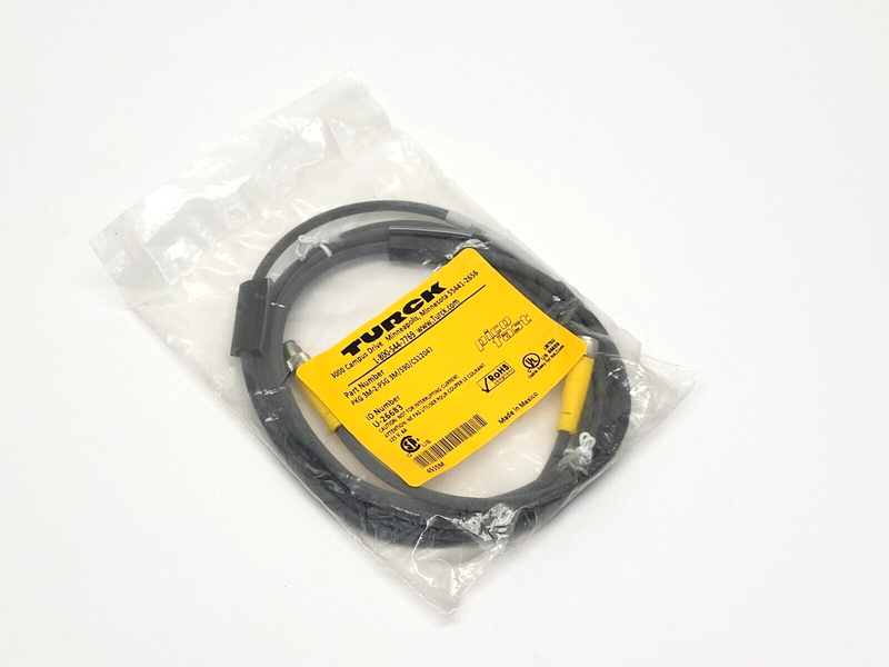 Turck PKG 3M-2-PSG 3M/S90/CS12047 Actuator & Sensor Cordset M8, 3-Pin 2m U-26683 - Maverick Industrial Sales