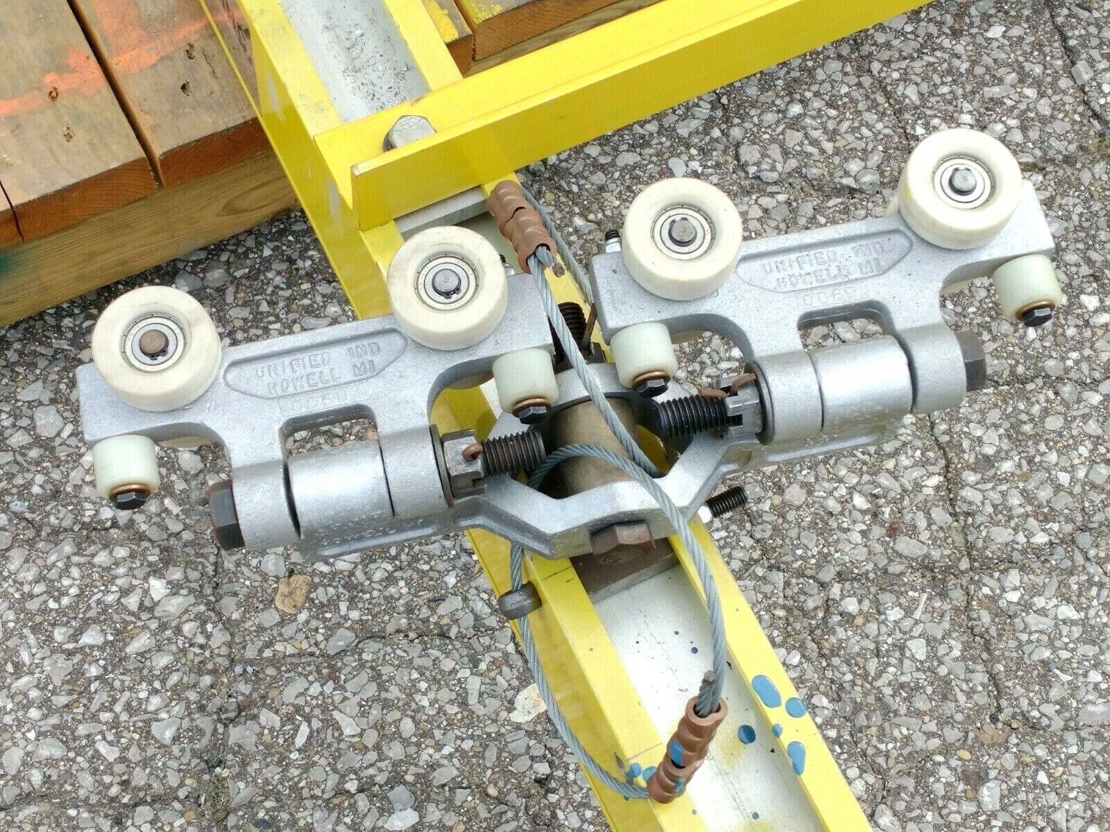 Unified Industries Inc ETA4RW8 Dual Enclosed Rail Crane 500Lbs w/ 25330 Trolleys - Maverick Industrial Sales