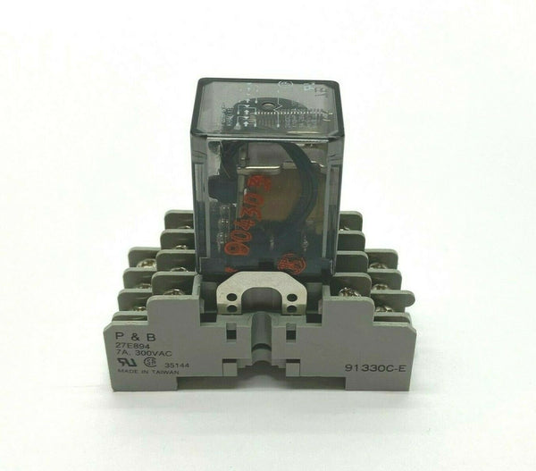 Potter and Brumfield KHAU-17D11-24 Relay with Socket - Maverick Industrial Sales