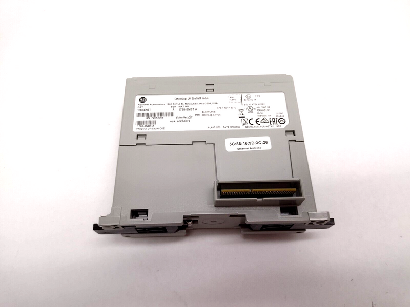 Allen Bradley 1768-ENBT SER A CompactLogix EthernetIP Module FW 4.005 1768-ENBTA - Maverick Industrial Sales