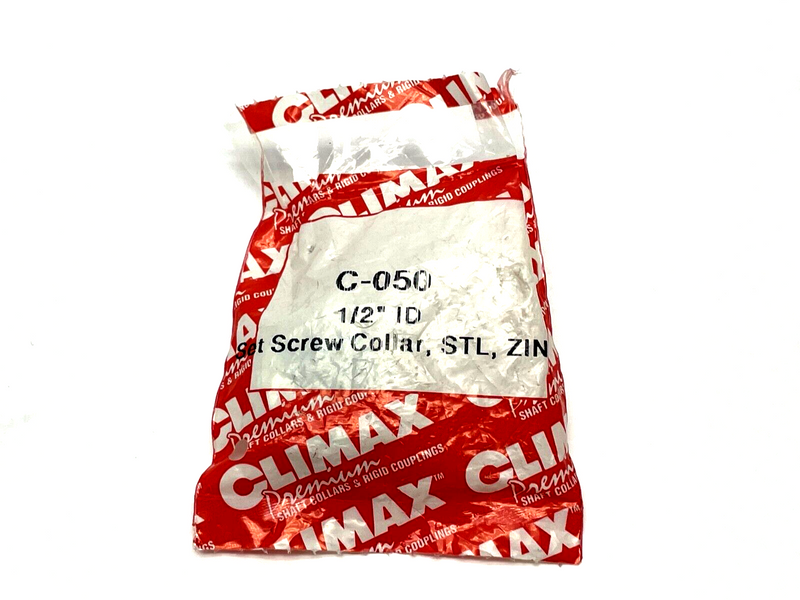 Climax C-050 Set Screw Collar 1/2" Bore LOT OF 2 - Maverick Industrial Sales