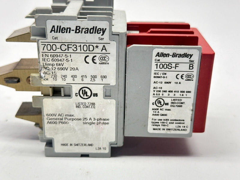 Allen Bradley 700S-CF620DJC Ser A Safety Control Relay 25A 600VAC - Maverick Industrial Sales