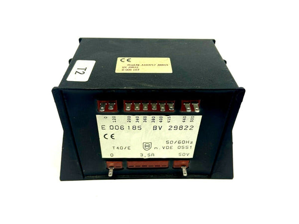 E 006185 BV 29822 A103717/00019 Transformer 50V 3.5A - Maverick Industrial Sales