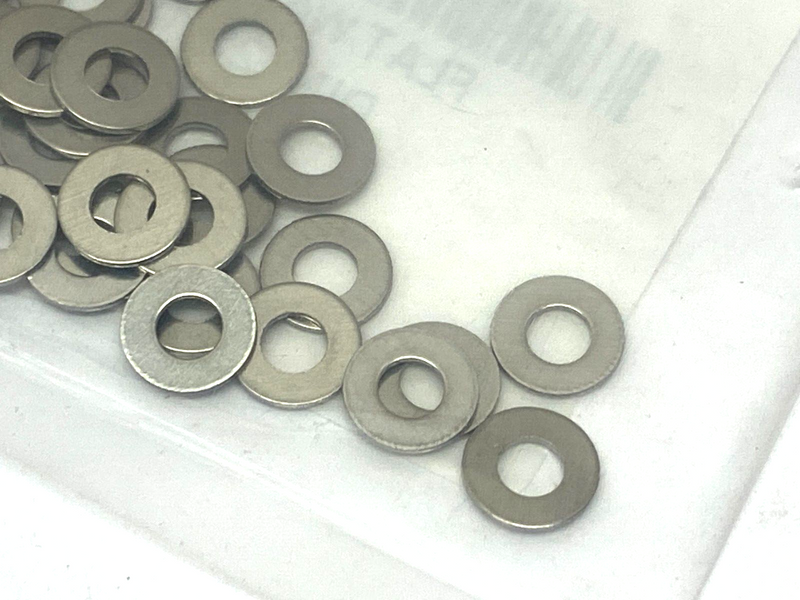 Brikksen B-0125A2M3.2-B100 Flat Washers DIN125-1990 304 M3 PKG OF 100 - Maverick Industrial Sales