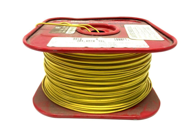 Belden 9918 0041000 Hook-up Wire 18AWG 1C PVC 1000ft Spool Yellow 304.BMTR - Maverick Industrial Sales