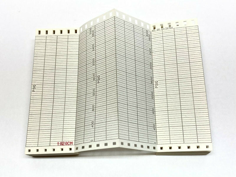 Graphic Controls 74707 Strip Chart Paper 0-3000 PSIG 32001014 - Maverick Industrial Sales