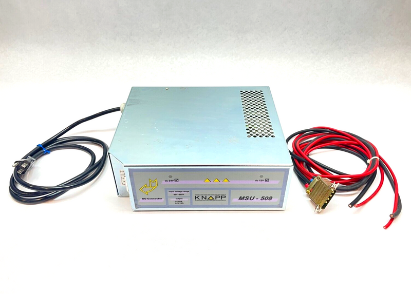 KNAPP MSU-508 Power Supply, 12 / 24VDC Output, 85-265V Input, Lambda 0309-540 - Maverick Industrial Sales