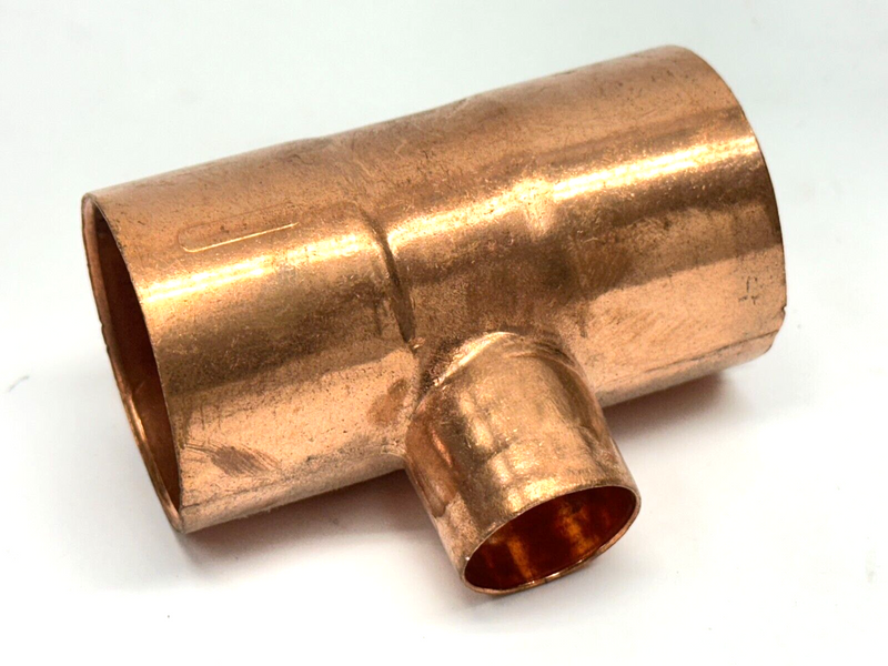 1-1/2" x 1-1/2" x 3/4" Tee C x C x C Copper - Maverick Industrial Sales