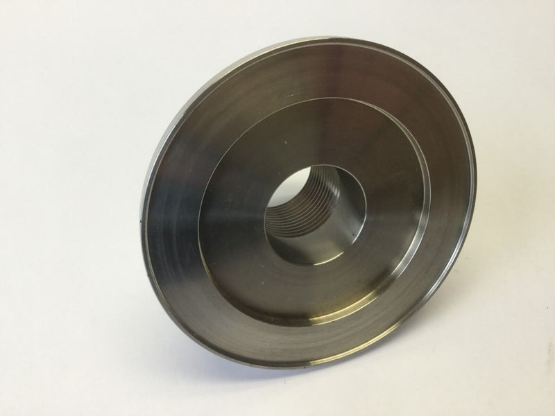 Threaded Vacuum Stainless Half Nipple Approx. 1” ID To 7/8", 3” Base - Maverick Industrial Sales