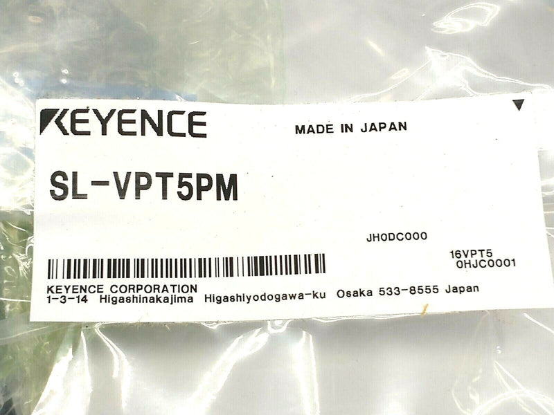 Keyence SL-VPT5PM Main Unit Connection Cables For SL-T11R Light Curtain 5m PNP - Maverick Industrial Sales