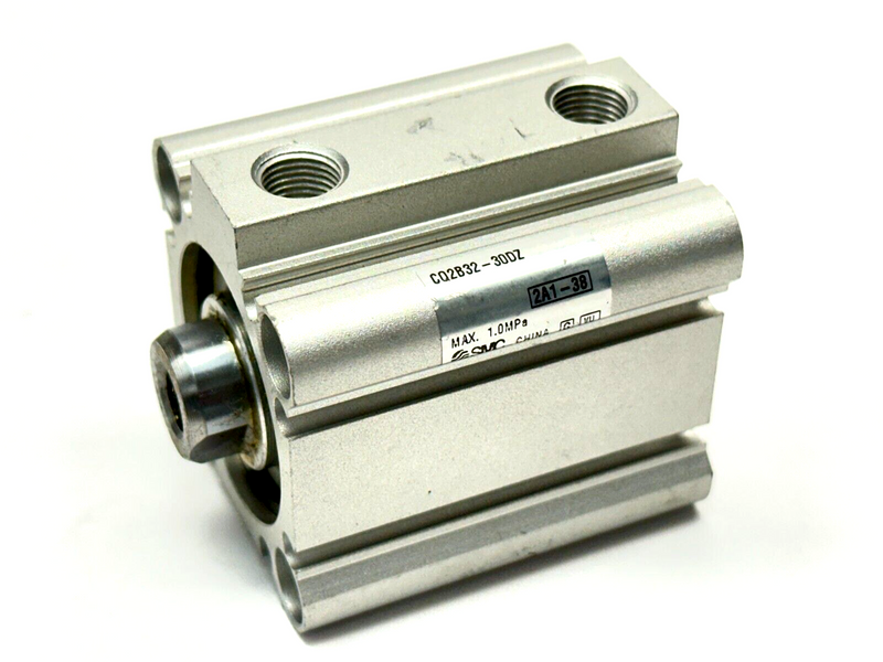 SMC CQ2B32-30DZ Compact Double Acting Pneumatic Cylinder 32mm Bore 30mm Stroke - Maverick Industrial Sales