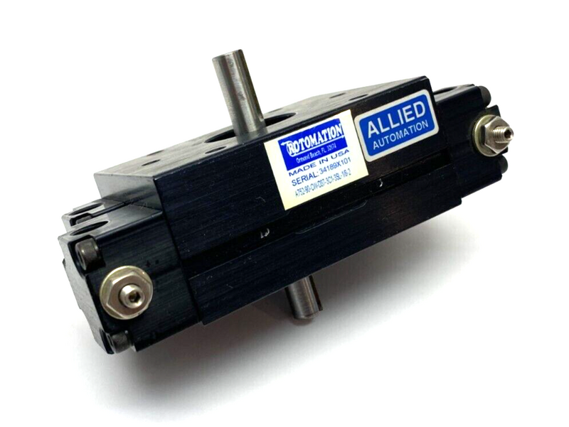 Rotomation A752-90-CW-D37-3C1-3SL-1/8-2 Rotary Actuator 90 Degree Dual-Rod - Maverick Industrial Sales