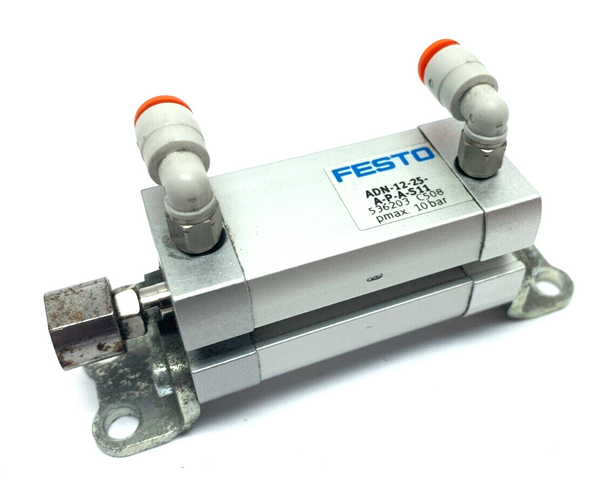 Festo ADN-12-25-A-P-A-S11 Compact Cylinder Double Acting Single Rod 25mm Stroke - Maverick Industrial Sales