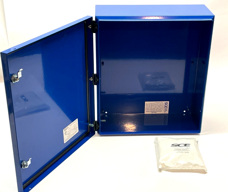 Saginaw Control SCE-1614ELJ Electrical Enclosure Blue  16" x 14" x 6" - Maverick Industrial Sales