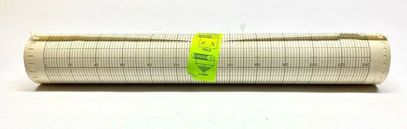 Westronics CT112296-00 Strip Chart Paper 12-3/8" x 100 FT Roll 0-240 Range - Maverick Industrial Sales