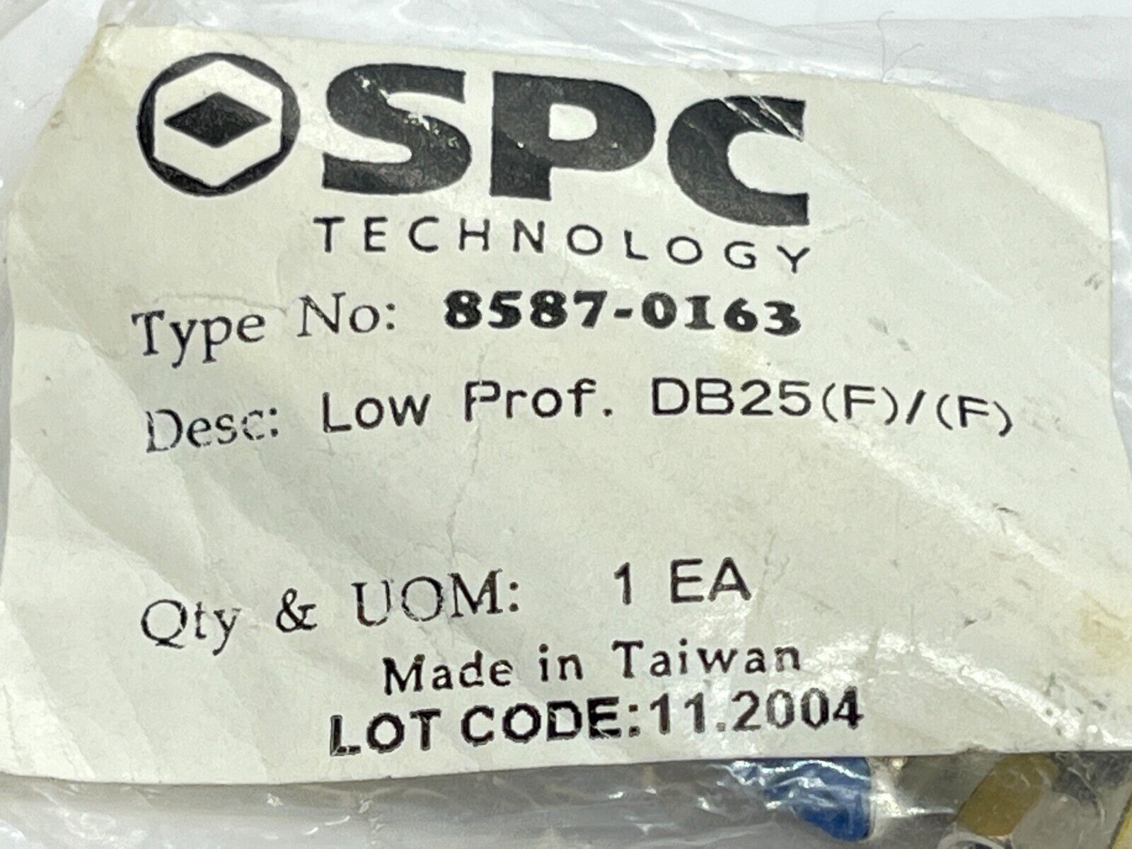 SPC Technology 8587-0163 Mini Gender Changer Low Profile DB25 F/F - Maverick Industrial Sales