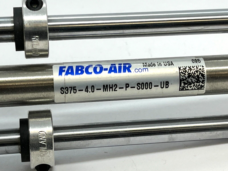 Fabco-Air S375-4.0-MH2-P-S000-UB Pneumatic Linear Slide 9/16" Bore 4" Stroke - Maverick Industrial Sales