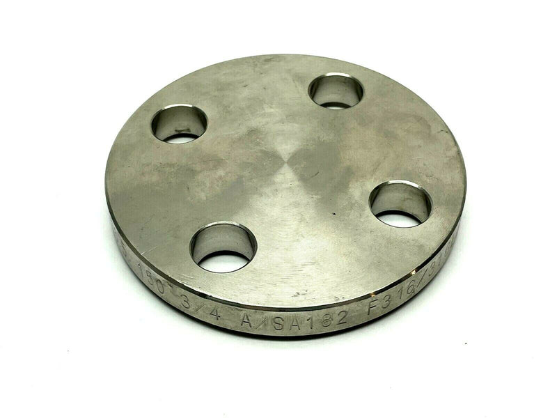 FTC B16.5 150 3/4 A/SA182 F316/316L H39M14 Stainless Steel Flange - Maverick Industrial Sales