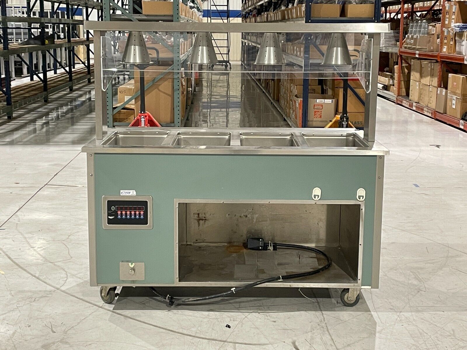 Vollrath M37040-S535T-BIF Hot Food Table w/ Wells Enclosed Base 120V - Maverick Industrial Sales