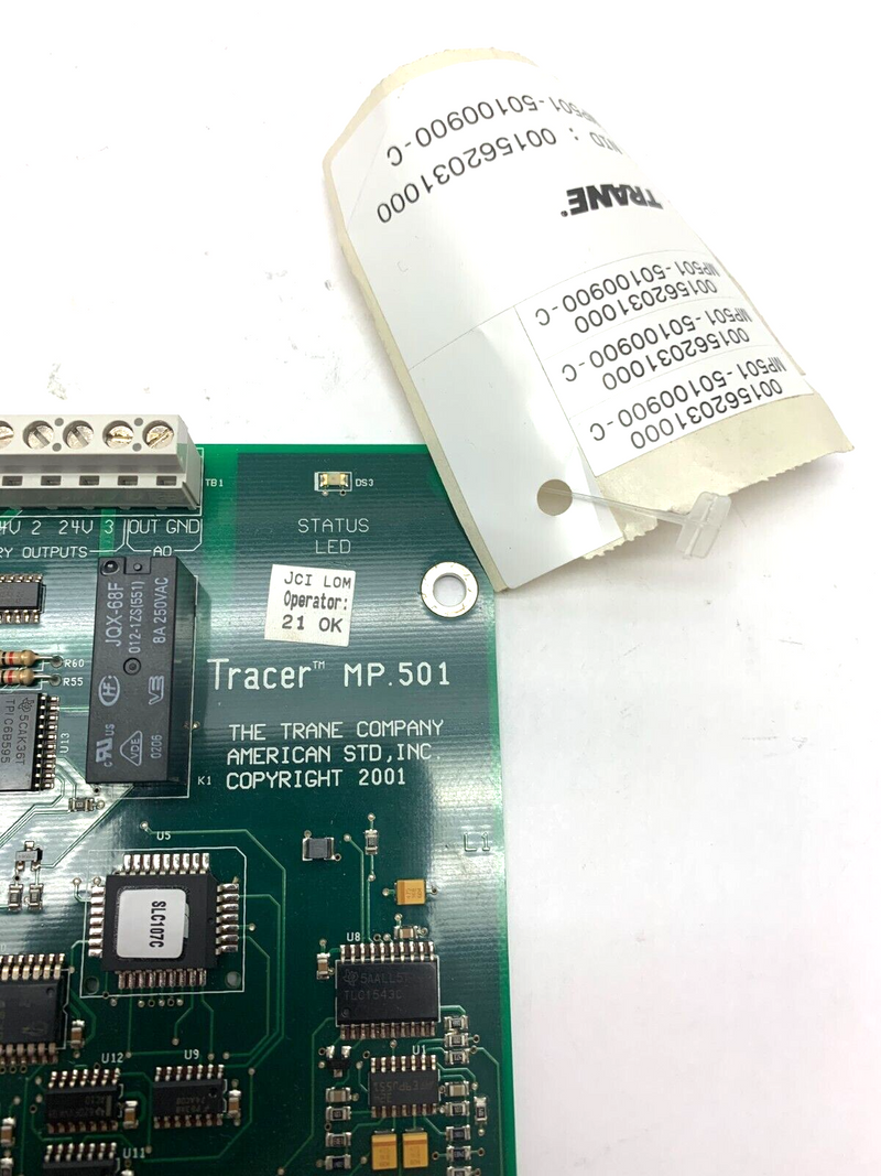 TRANE Tracer MP.501 Standard Circuit Board MP501-50100900-C - Maverick Industrial Sales